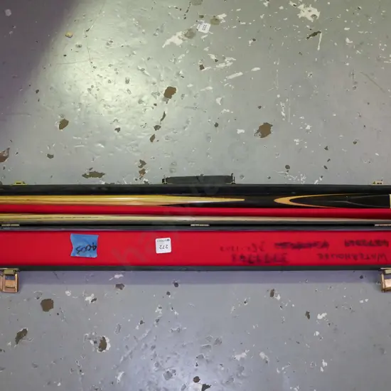 pool cue and carry case