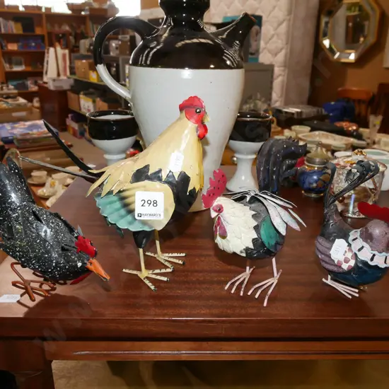 small ornamental chickens