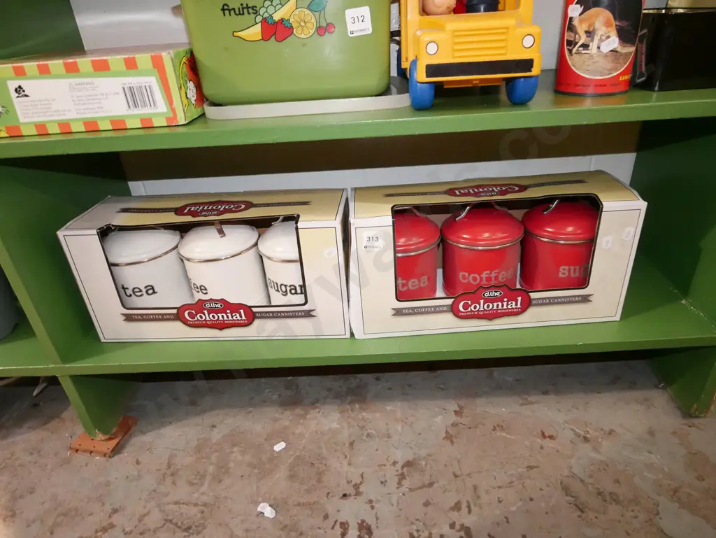 2x boxed sets of Colonial canisters Image 1++