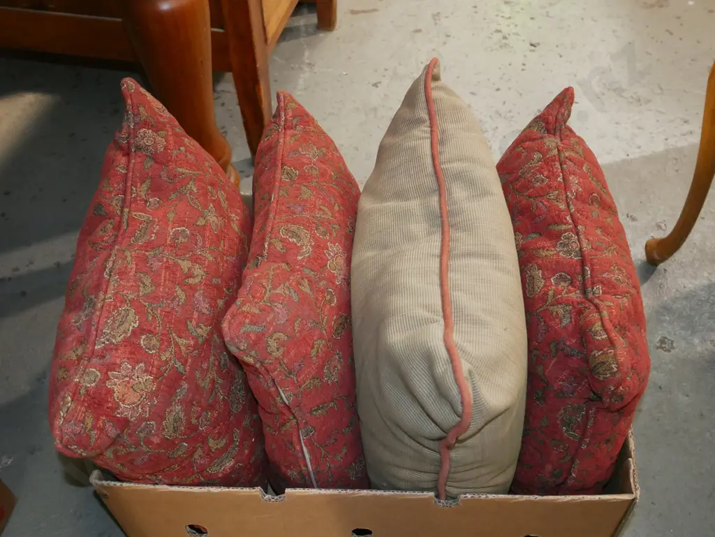 box of 4 cushions Image 1++