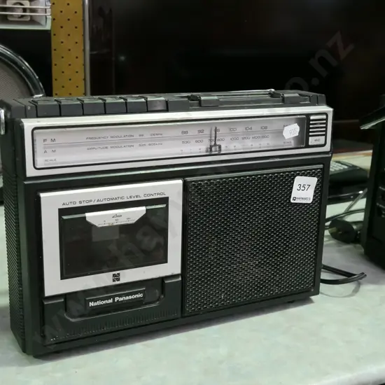 National Panasonic radio cassette player - As Is No Returns
