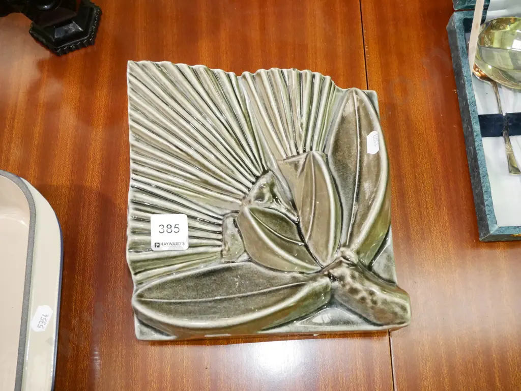 3D ceramic pohutukawa flower wall art Image 1++