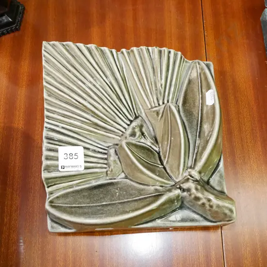 3D ceramic pohutukawa flower wall art