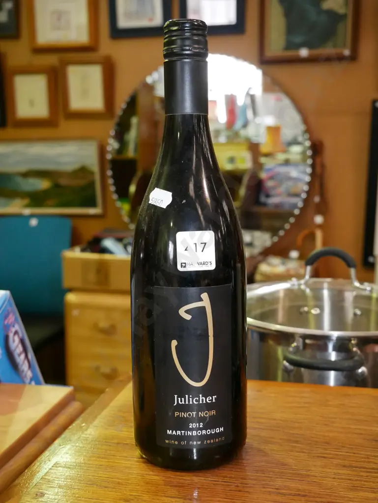 bottled Julicher 2012 pinot noir Image 1++