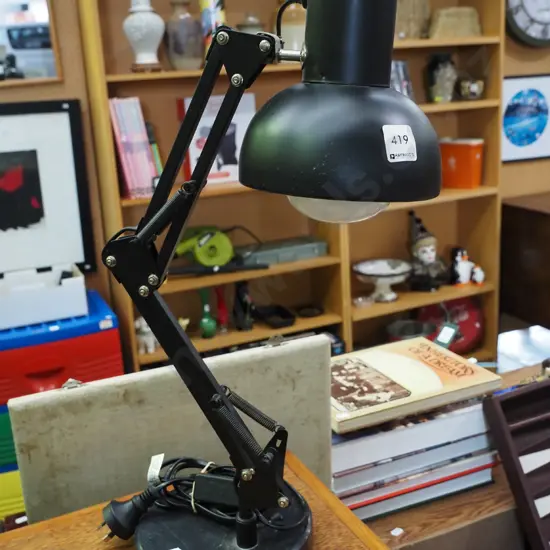 black anglepoise desk lamp