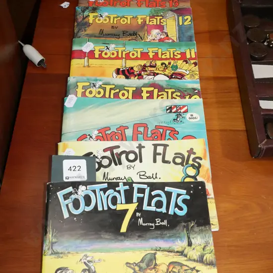 various small  Footrot Flats books 7,8,9,10,11,12,13