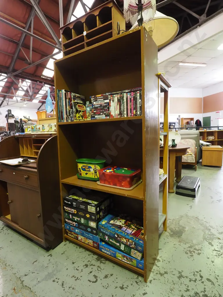 painted mdf bookcase H-1615 W-800 D-290 Image 1++