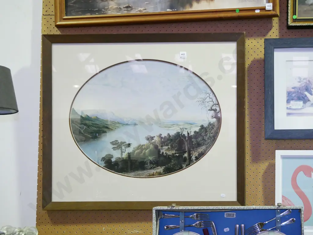 framed historic print - Dunedin Harbour Image 1++