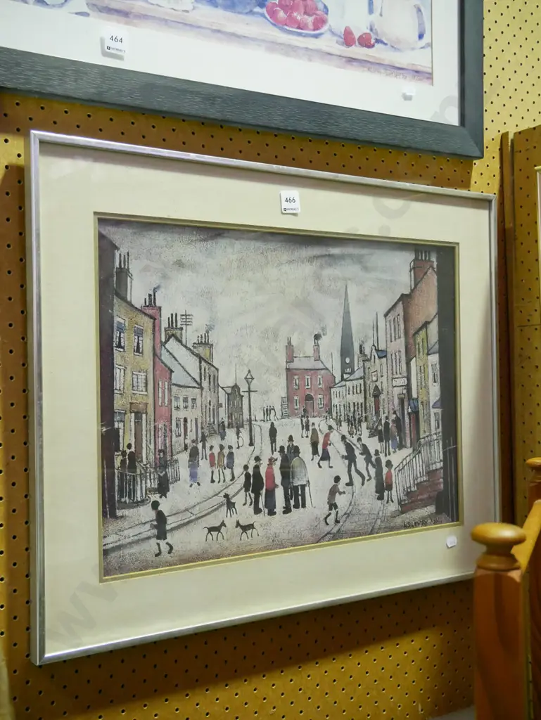 framed Lowry print Image 1++