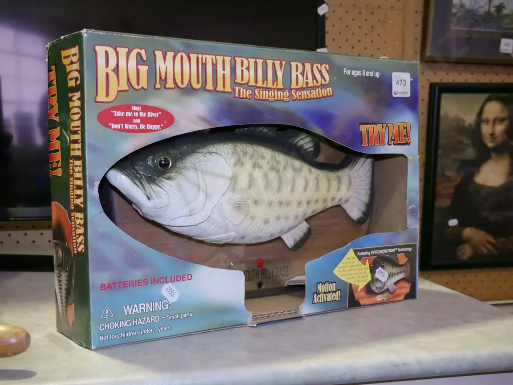 boxed Big Mouth Billy Bass singing fish Image 1++