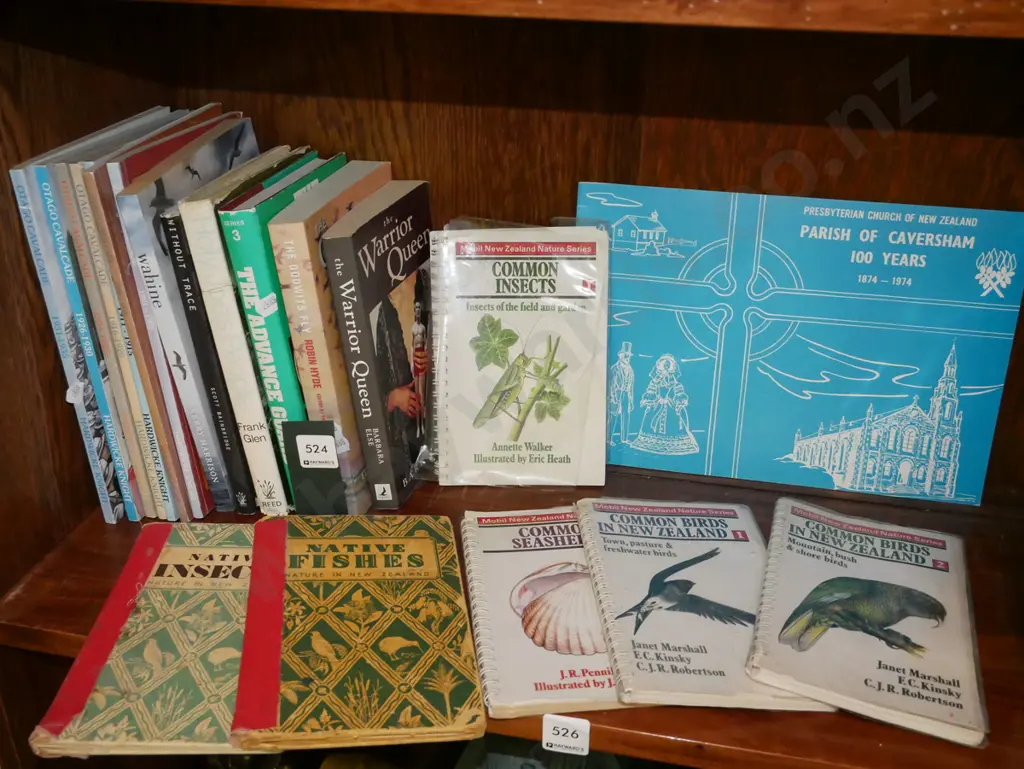 various NZ nature and history books Image 1++