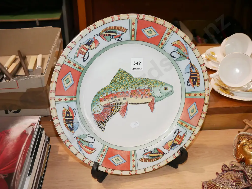 large fish themed plate Image 1++