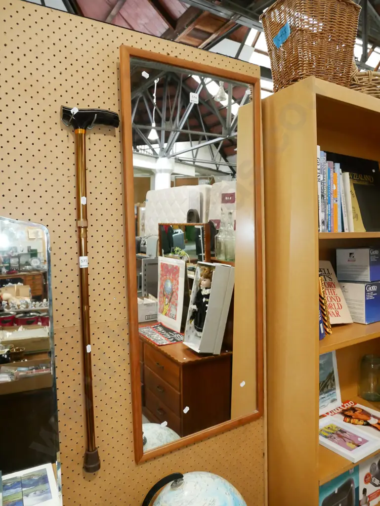 wood framed wall mirror Image 1++