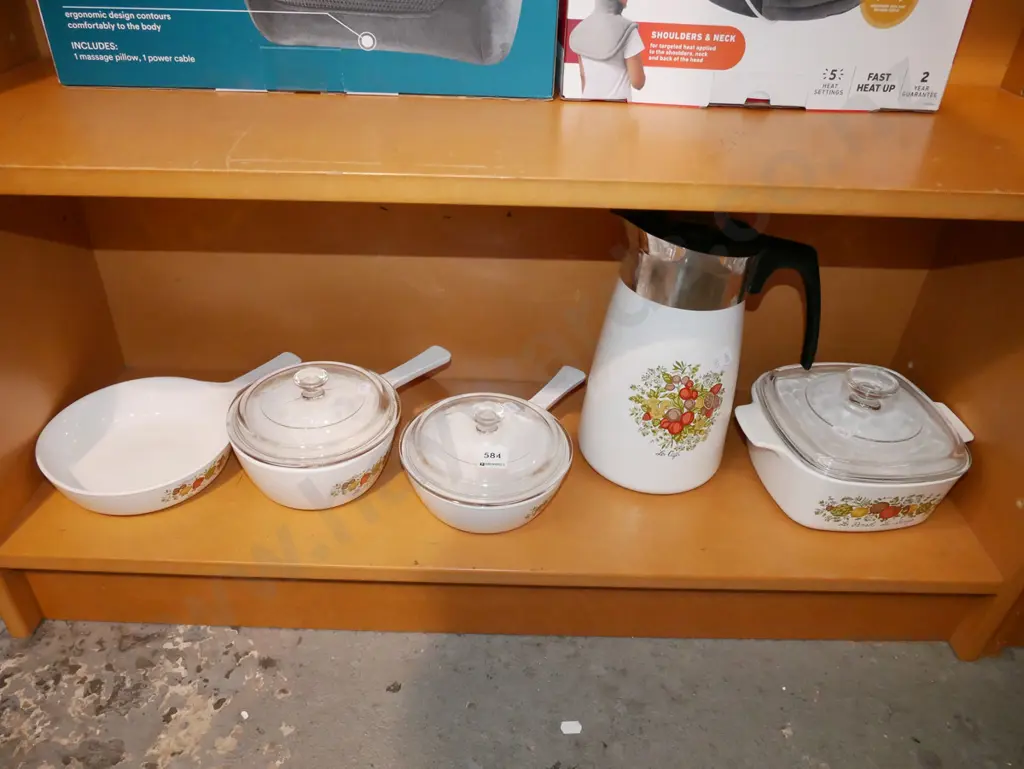 large stove top coffee perc, pots, lidded casserole Image 1++