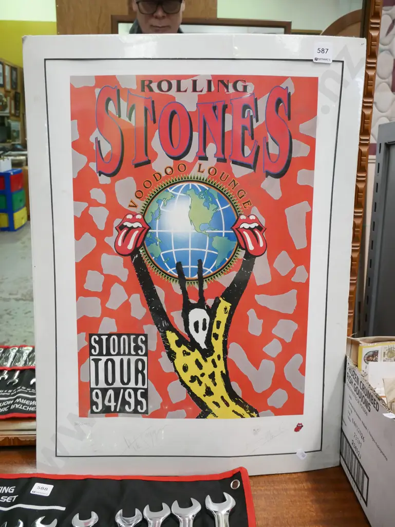 ltd edition  Rolling Stones Voodoo Lounge print Image 1++