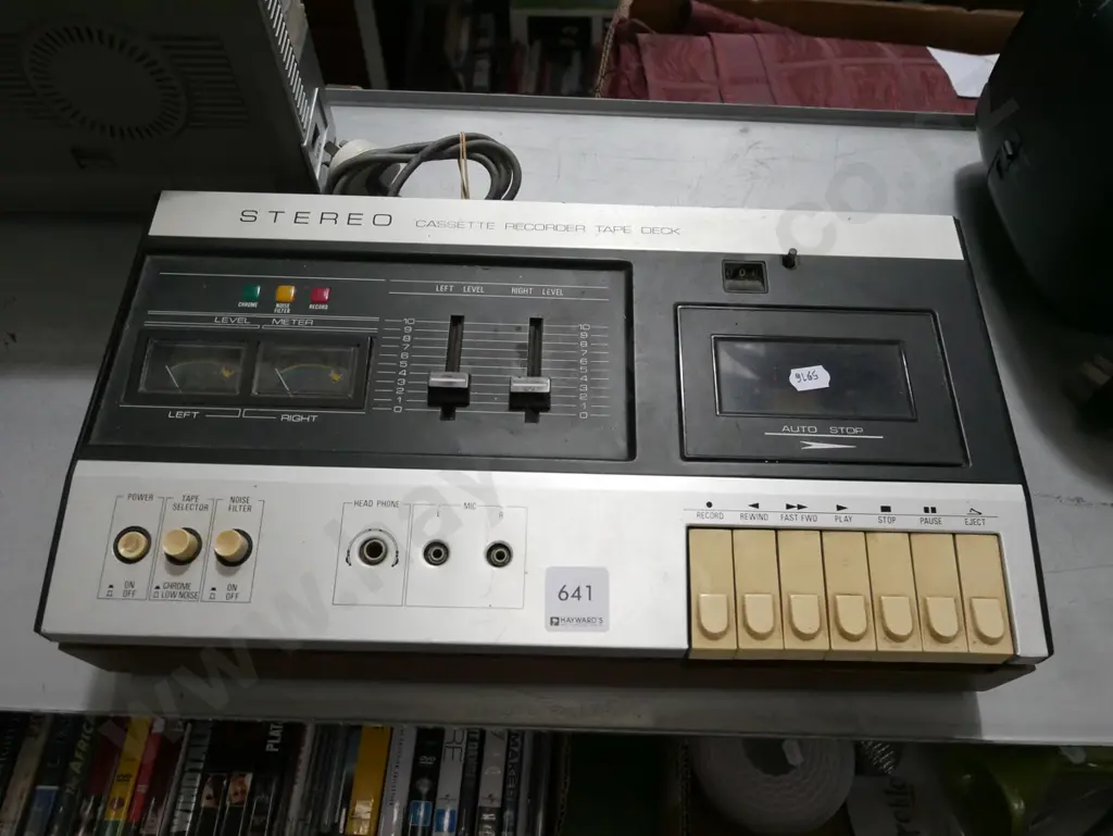 early stereo cassette recorder Image 1++
