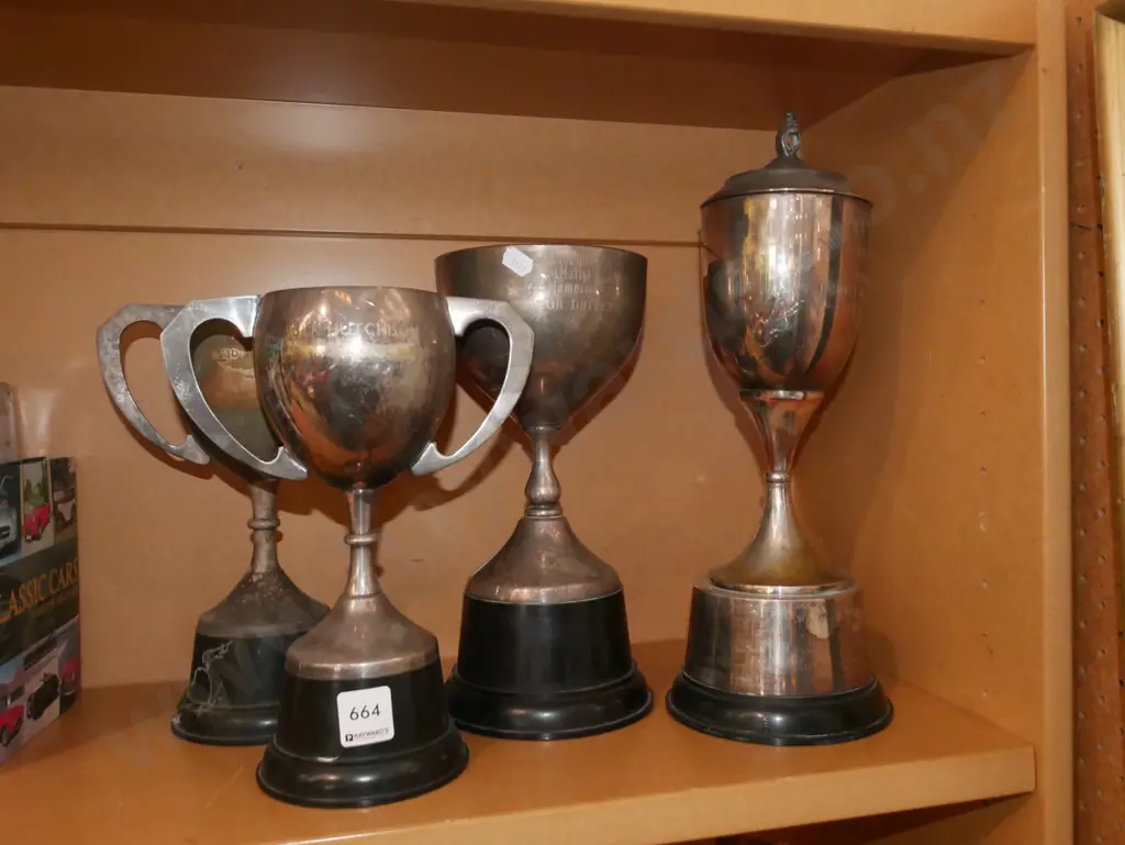 4x plated trophies Image 1++