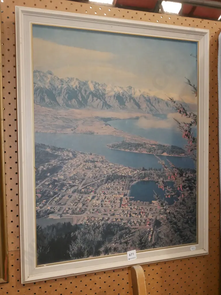 early aeriel photo of Queenstown Image 1++