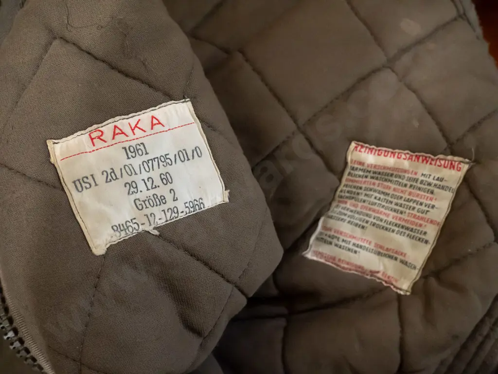 unusual military? sleeping bag with hood and arms, heavy duty canvas bag Image 1++