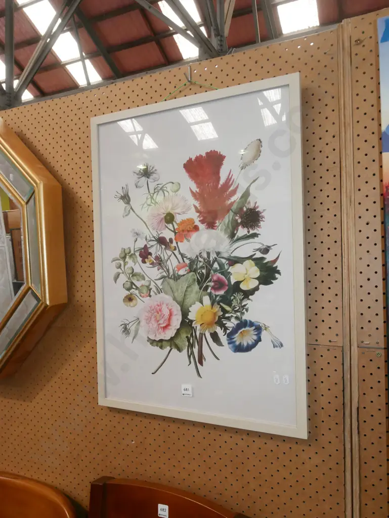 framed floral print Image 1++