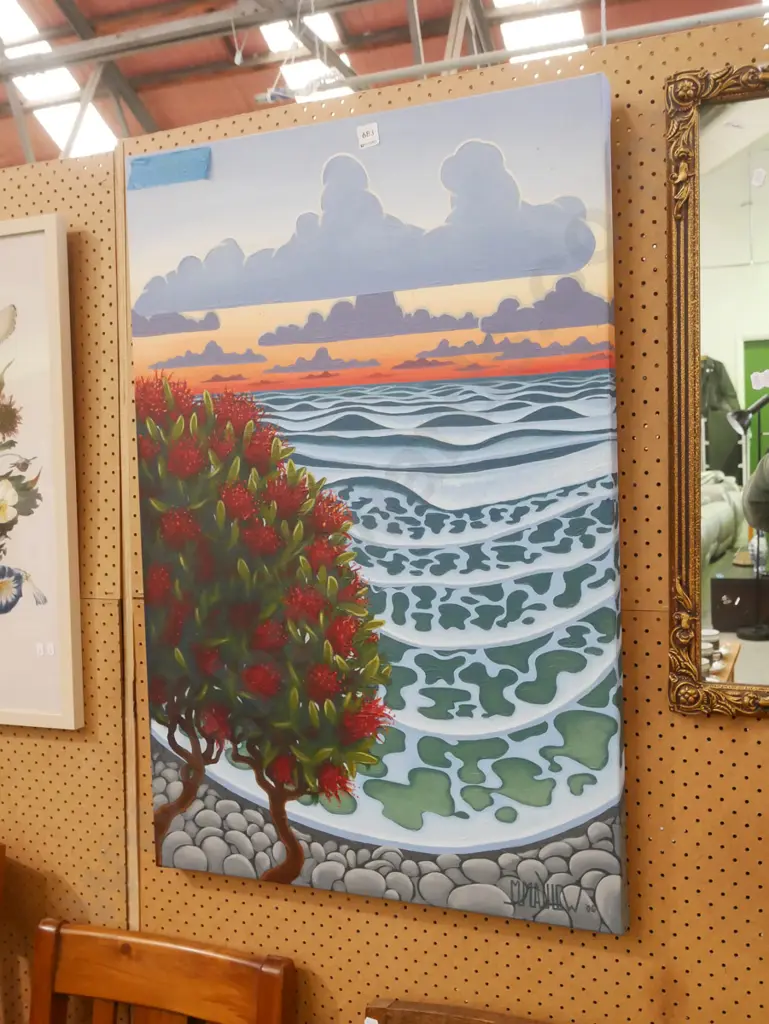 oil on boxed canvas  Image 1++