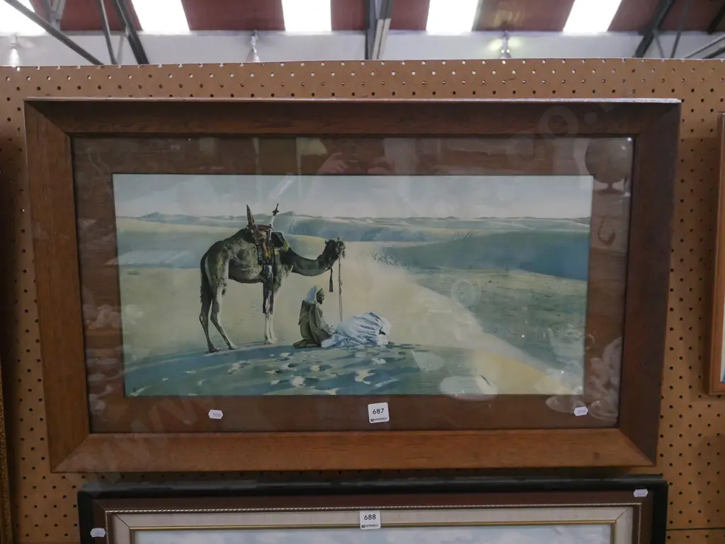 framed photo print - middle eastern scene Image 1++