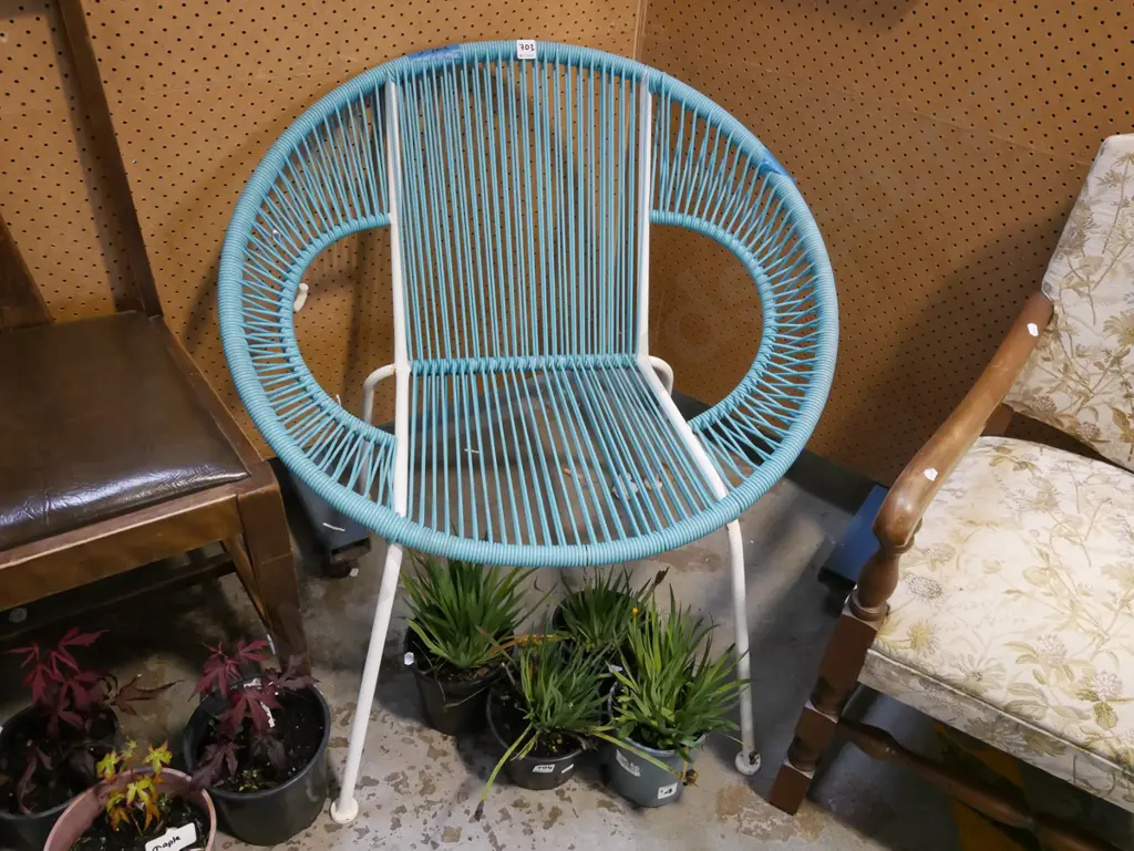 reproduction retro string outdoor chair Image 1++