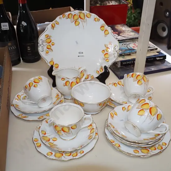 Royal Albert Winter Cherry tea set