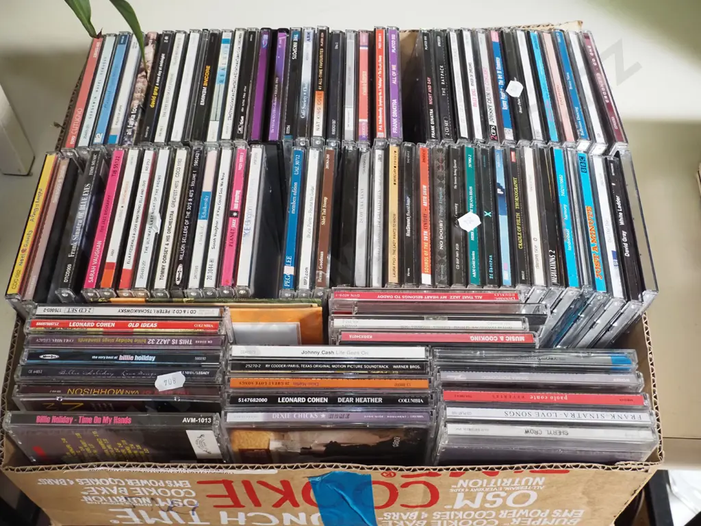 box of CDs Image 1++