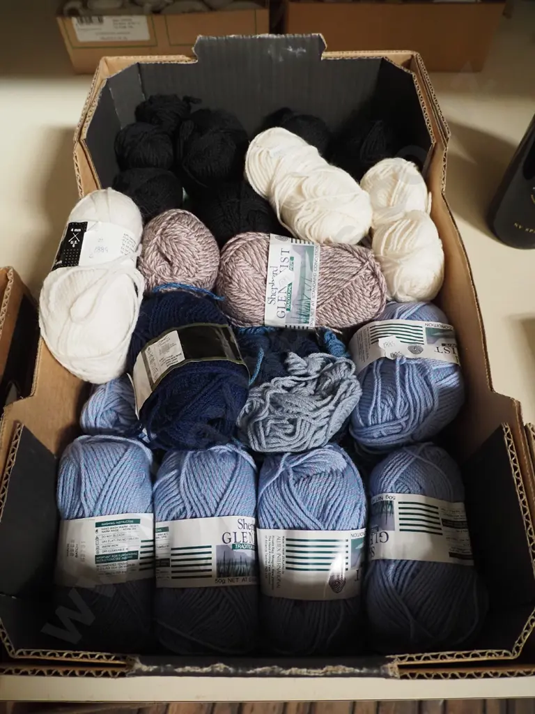box of knitting yarn Image 1++