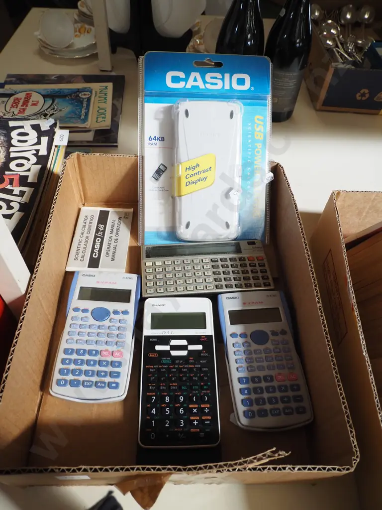 box; various calculators Image 1++