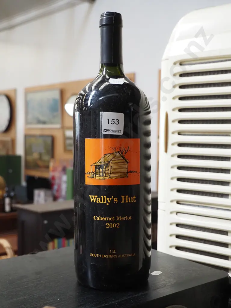 1.5L Wally's Hut cabernet merlot 2002 Image 1++