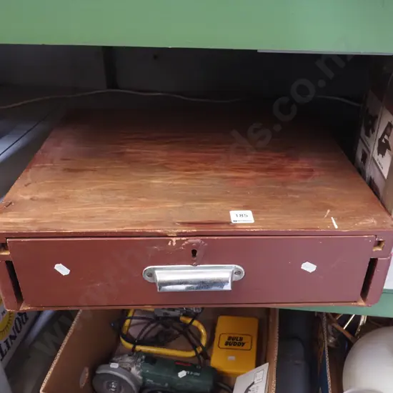 vintage wooden till drawer