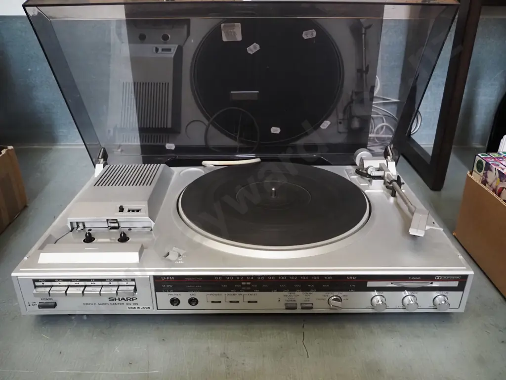 Sharp radiogram with cassette player Image 1++
