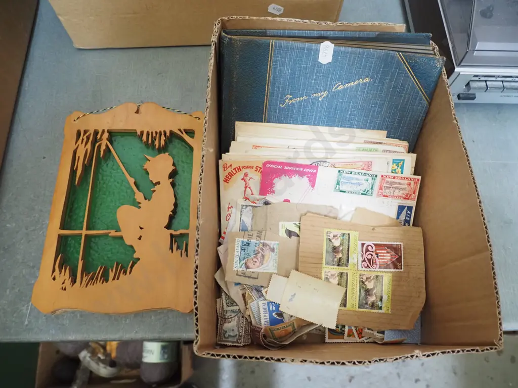 box; first day covers, photo album etc Image 1++