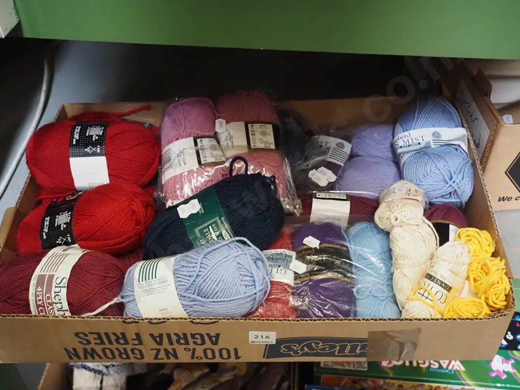 box of knitting yarn Image 1++