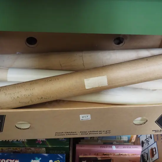 box; various maps
