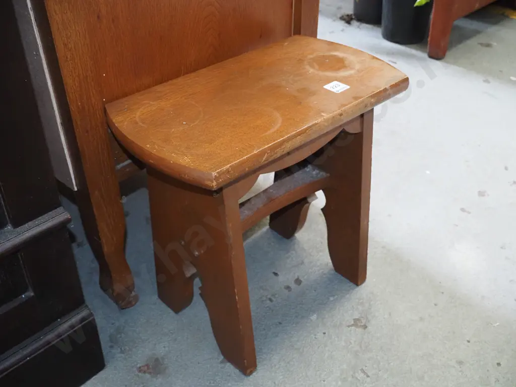 small mahogany stool Image 1++