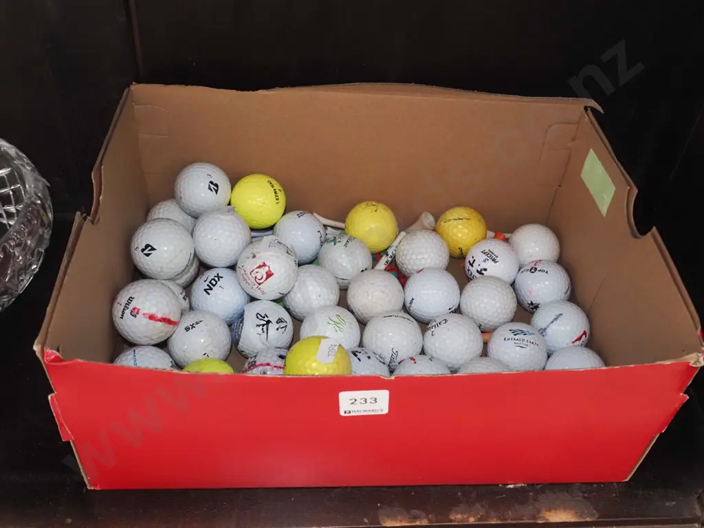 box of golf balls Image 1++