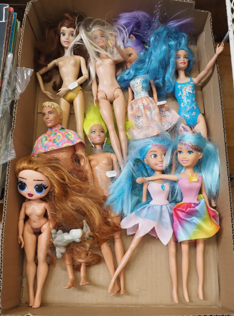 box; Barbie and other dolls etc Image 1++
