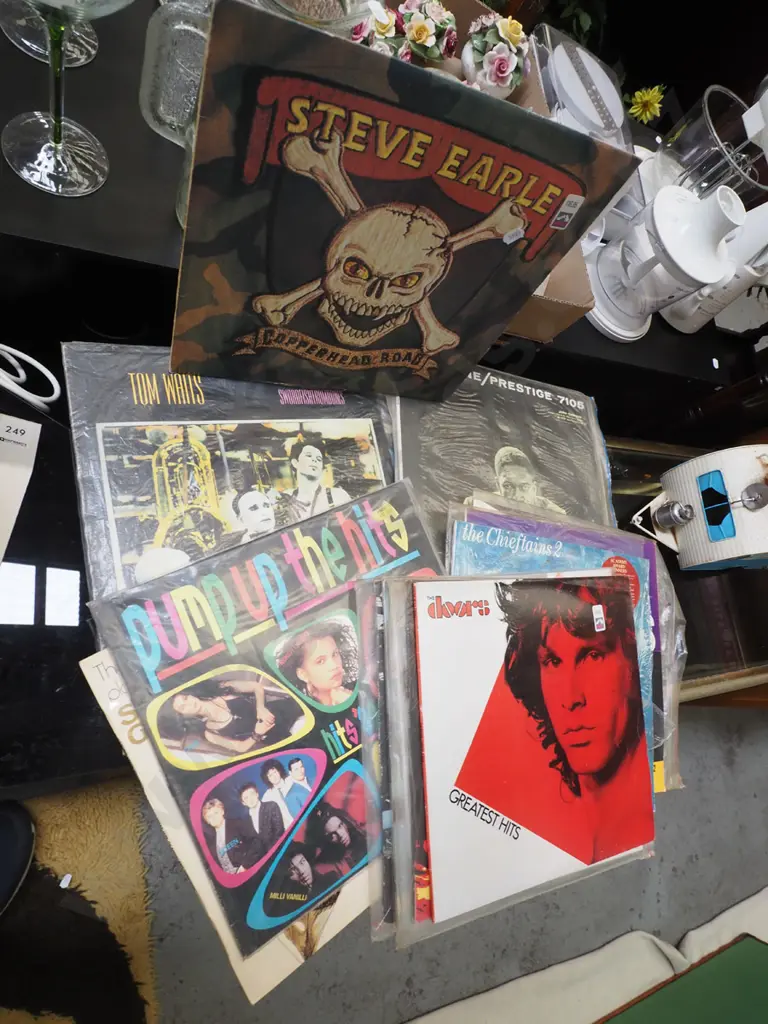 LPs; Stever Earl, The Doors, Pump Up The Hits etc Image 1++
