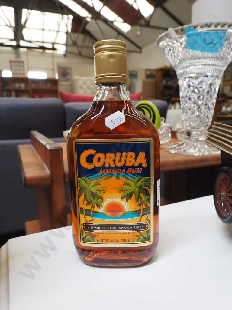 hip flask of Coruba Rum Image 1++