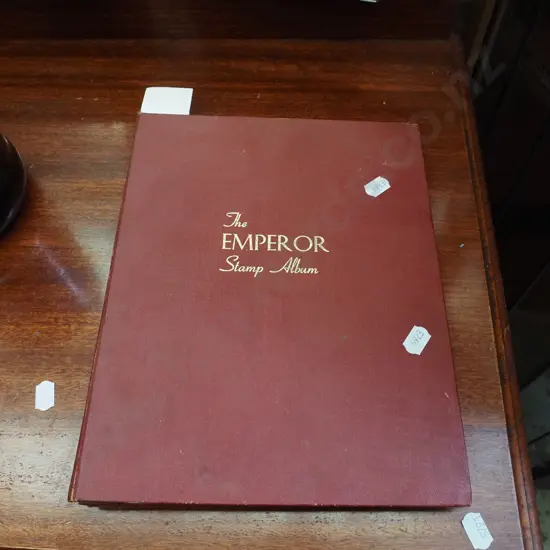 stamp album and stamps
