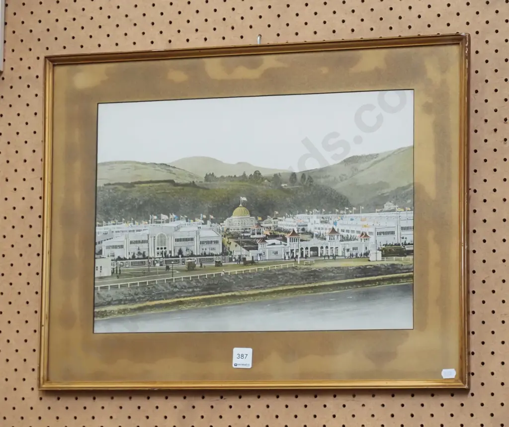 framed South Seas Exhibition print Image 1++
