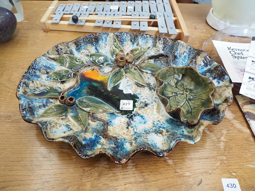 studio pottery serving bowl Image 1++