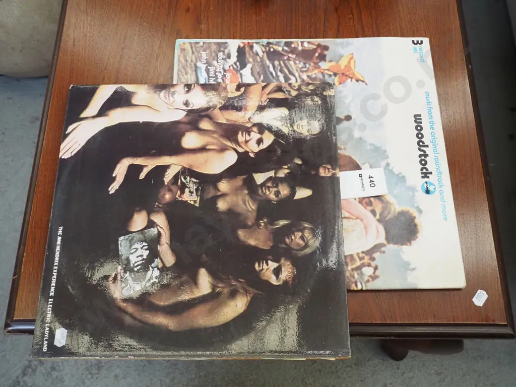 LPs; Jimi Hendrix Electric Ladyland, Woodstock LP Image 1++
