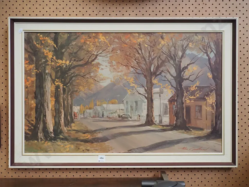 framed Aston Greathead print- Arrowtown Image 1++