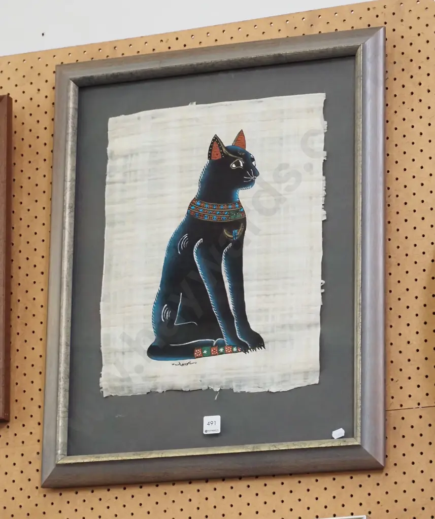 framed painting - cat Image 1++