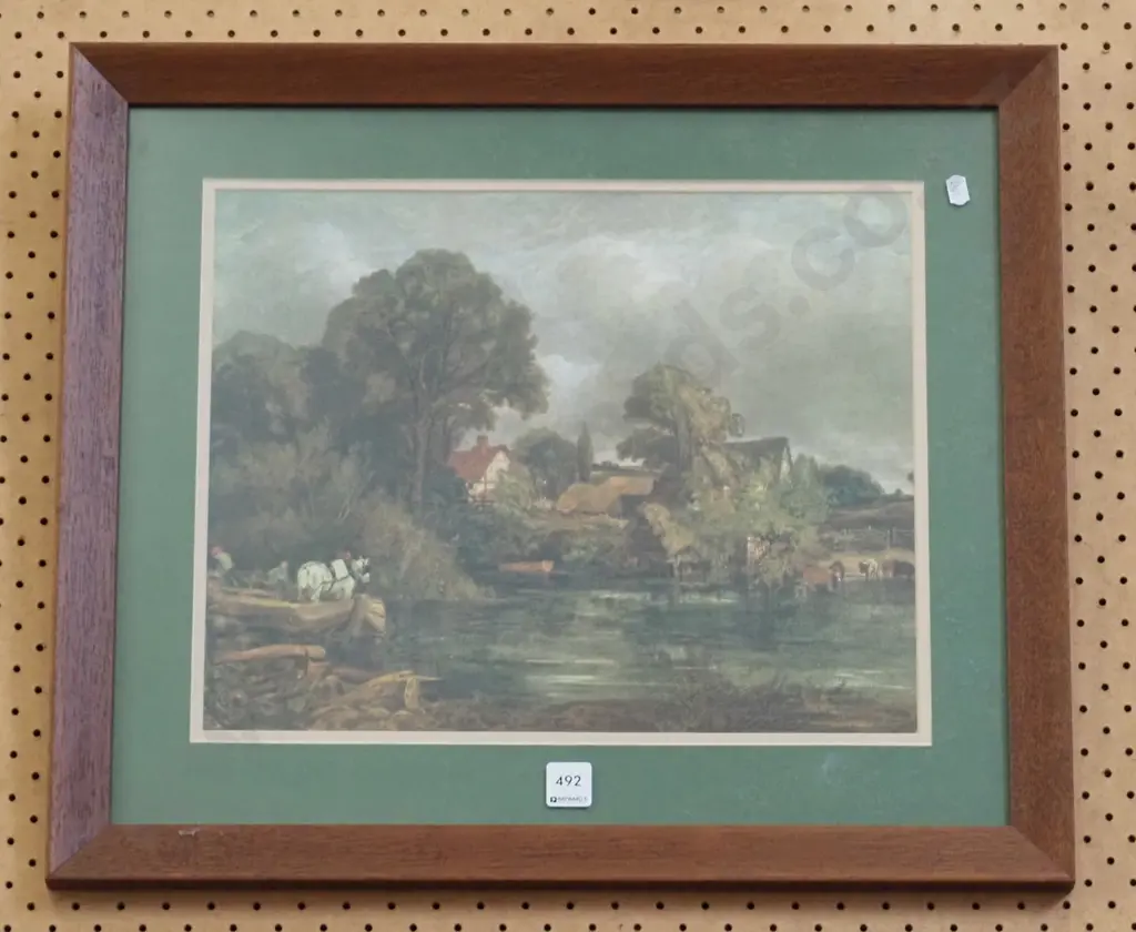 framed print - village stream Image 1++