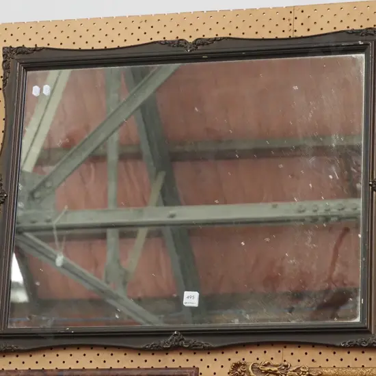 framed wall mirror